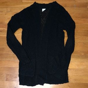 Black cardigan!